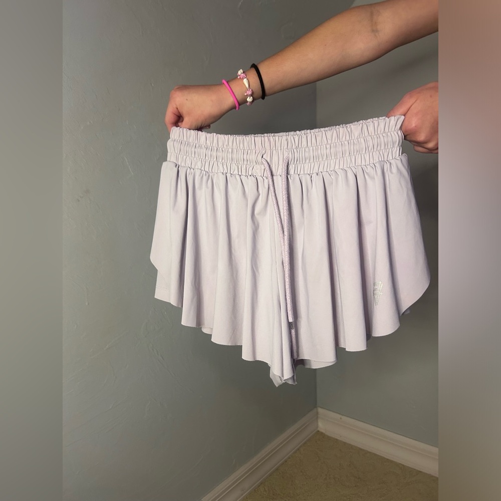 Amazon running shorts, butterfly edition
